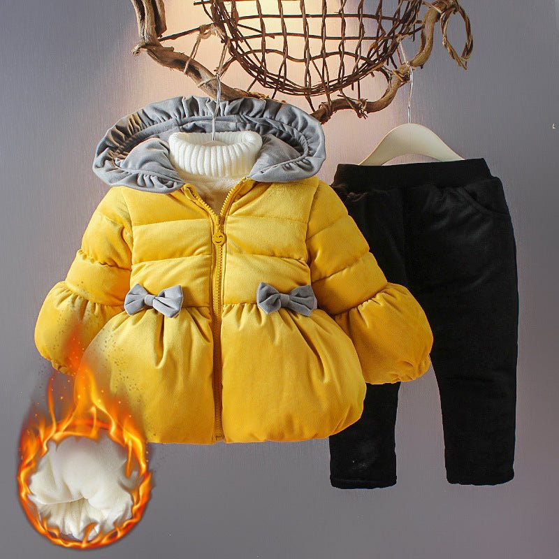 winter children's suit-Winter children's suit with hood-shopluxelook.store