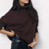 Winter Turtleneck Sweater Fashion Personality Long Sleeve Knitted Top Women&