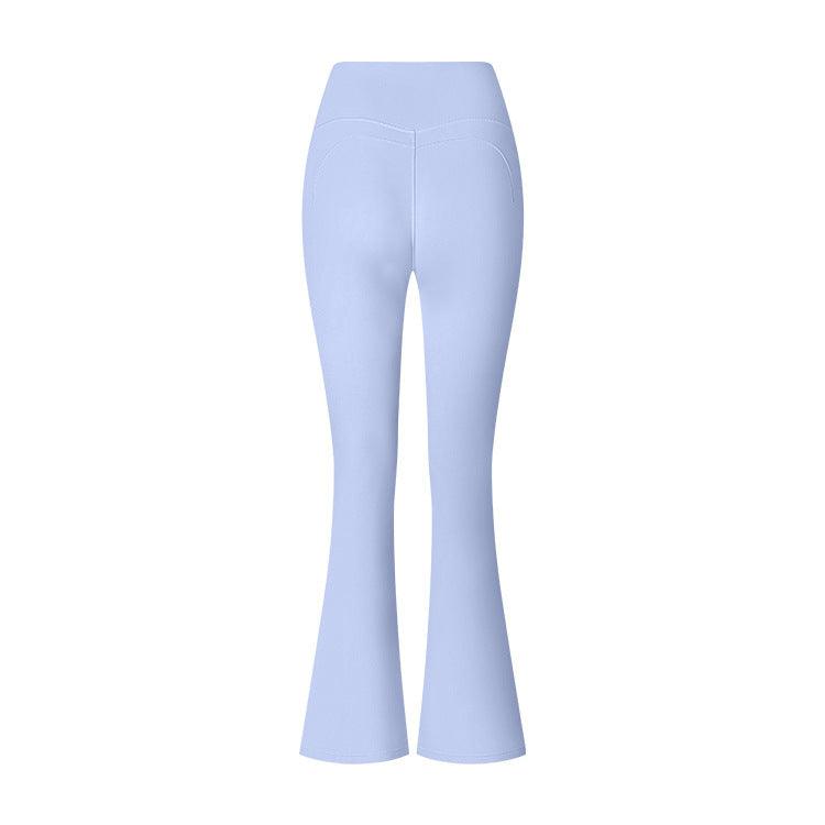 womens flared pants yoga-Women's Flared Pants Yoga High Waist Slim Tight Trousers Fitness Sports Clothing-shopluxelook.store