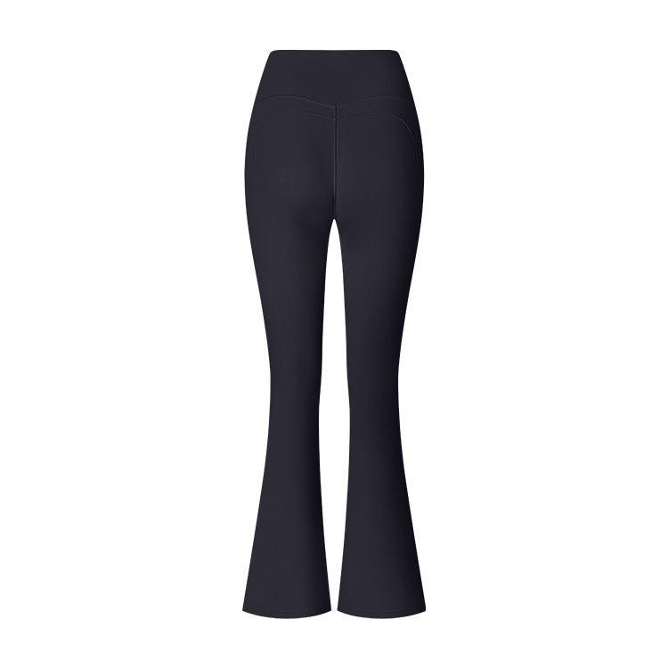 womens flared pants yoga-Women's Flared Pants Yoga High Waist Slim Tight Trousers Fitness Sports Clothing-shopluxelook.store