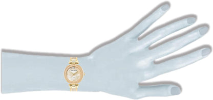 Women'S Genuine Diamond Dial Bangle Watch - Luxury by Shop Luxe Look