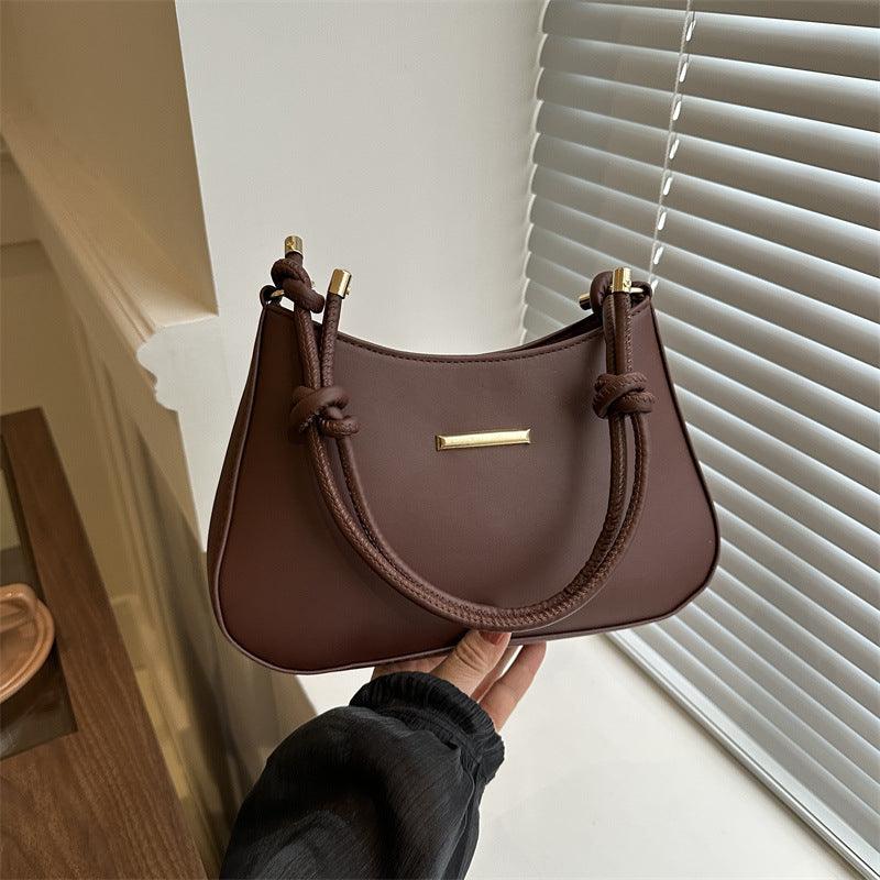 womens high end hand held armpit small square bag-Women'S High-End Hand-Held Armpit Small Square Bag-shopluxelook.store