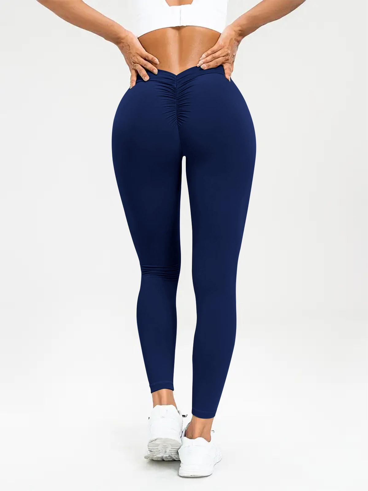 Women's Yoga Pants High Waist Lift High Elastic Tight Fitness Trousers - Luxury 0 by Shop Luxe Look