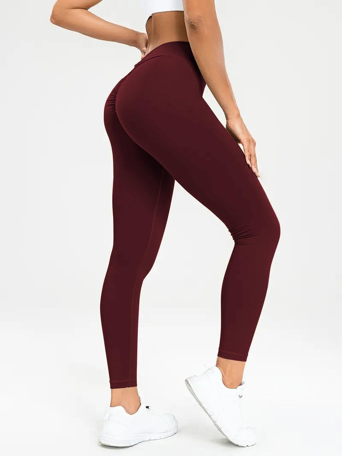 women's yoga pants-Women's Yoga Pants High Waist Lift High Elastic Tight Fitness Trousers-shopluxelook.store