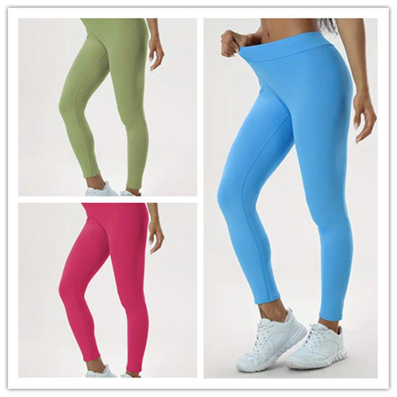 women's yoga pants-Women's Yoga Pants High Waist Lift High Elastic Tight Fitness Trousers-shopluxelook.store