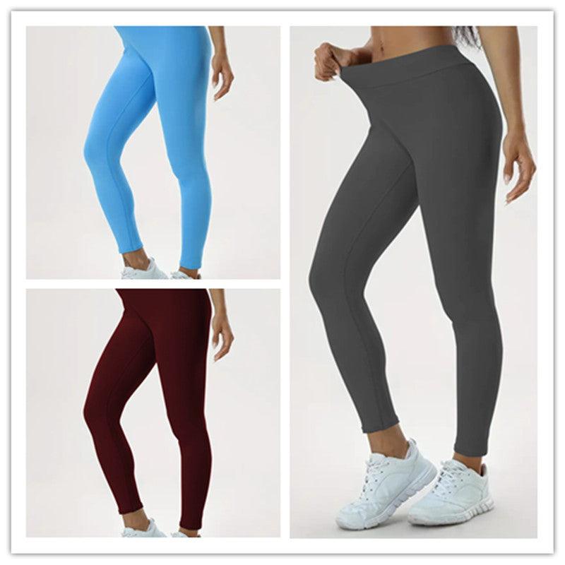 women's yoga pants-Women's Yoga Pants High Waist Lift High Elastic Tight Fitness Trousers-shopluxelook.store