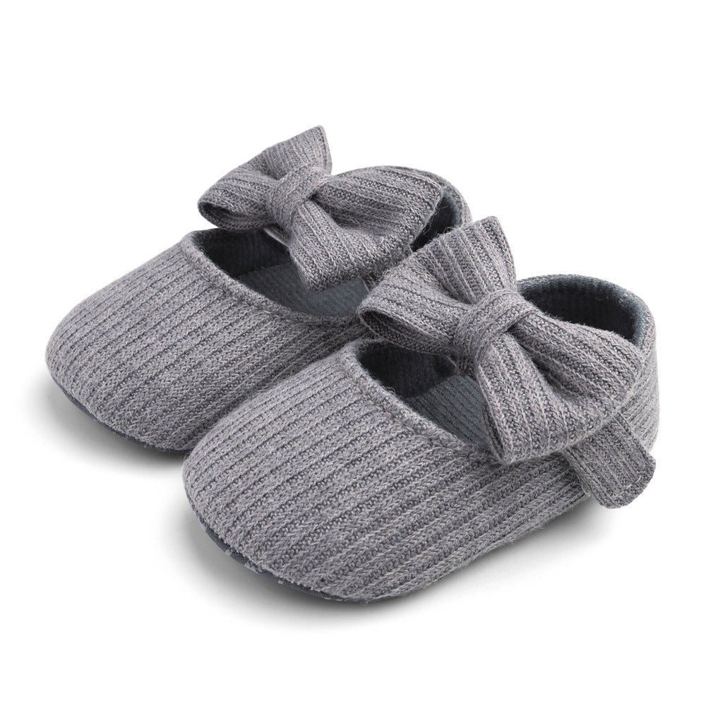 wool flower baby princess shoes-Wool Flower Baby Soft Sole Walking Shoes-shopluxelook.store