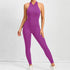 Zippered Yoga Fitness Jumpsuit with Tummy Control and Butt Lifting Sportswear - Luxury 4 by Shop Luxe Look