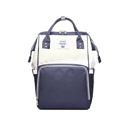 Fashion Maternity Nappy Bag - Blue And White